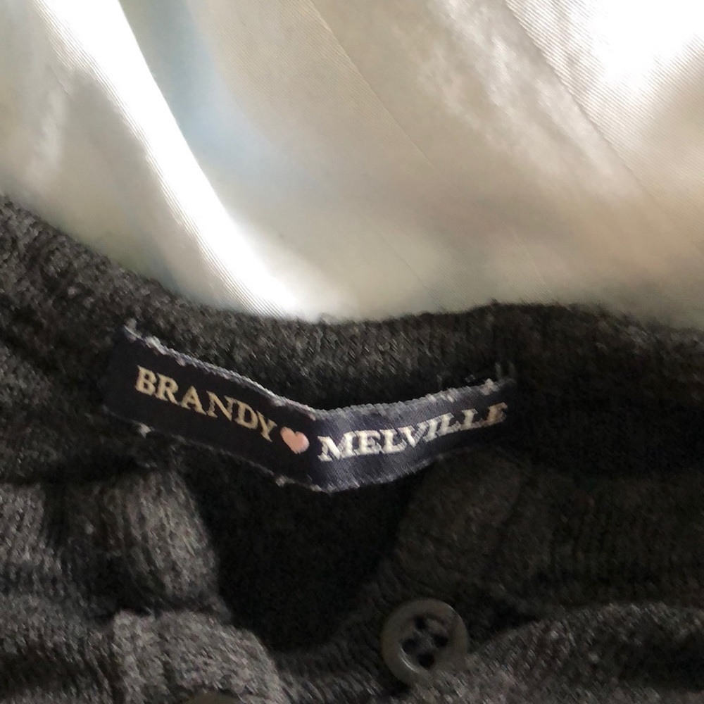 Ling sleeve grey warm Brandy Melville shirt